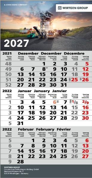 Tischkalender 2027