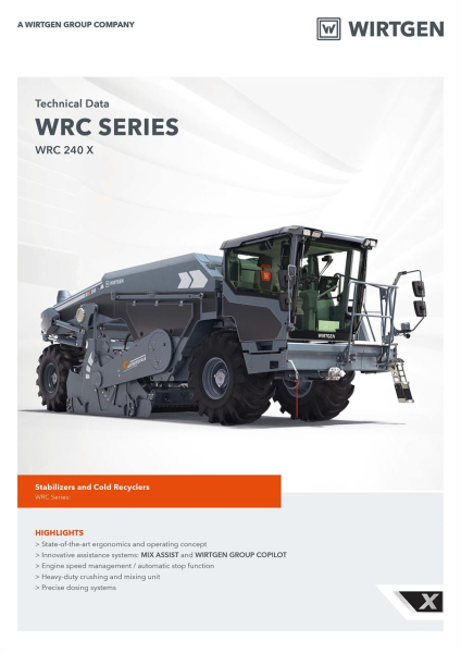 Technische Daten WRC-Serie