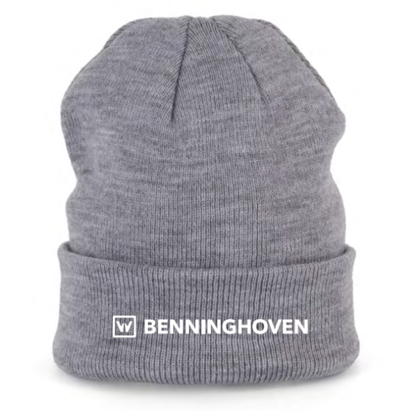 Beanie "BENNINGHOVEN", oxford grau