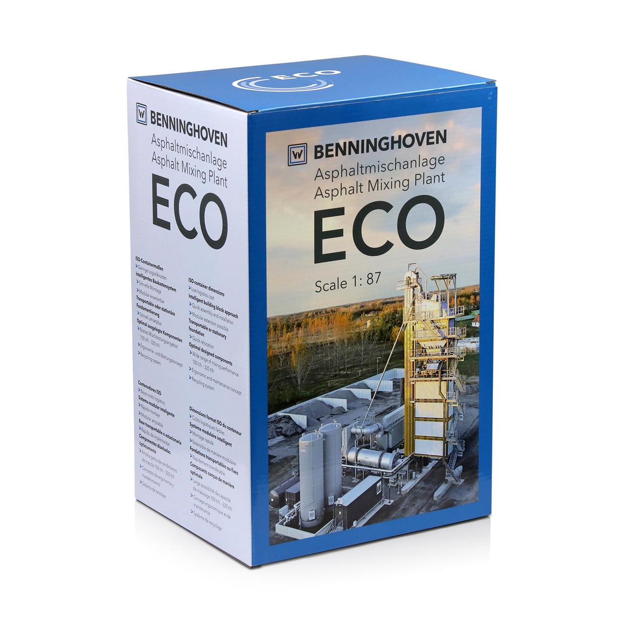 Scale model asphalt mixing plant ECO (Kaster) | Scale Models