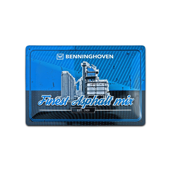 Blechschild "BENNINGHOVEN"